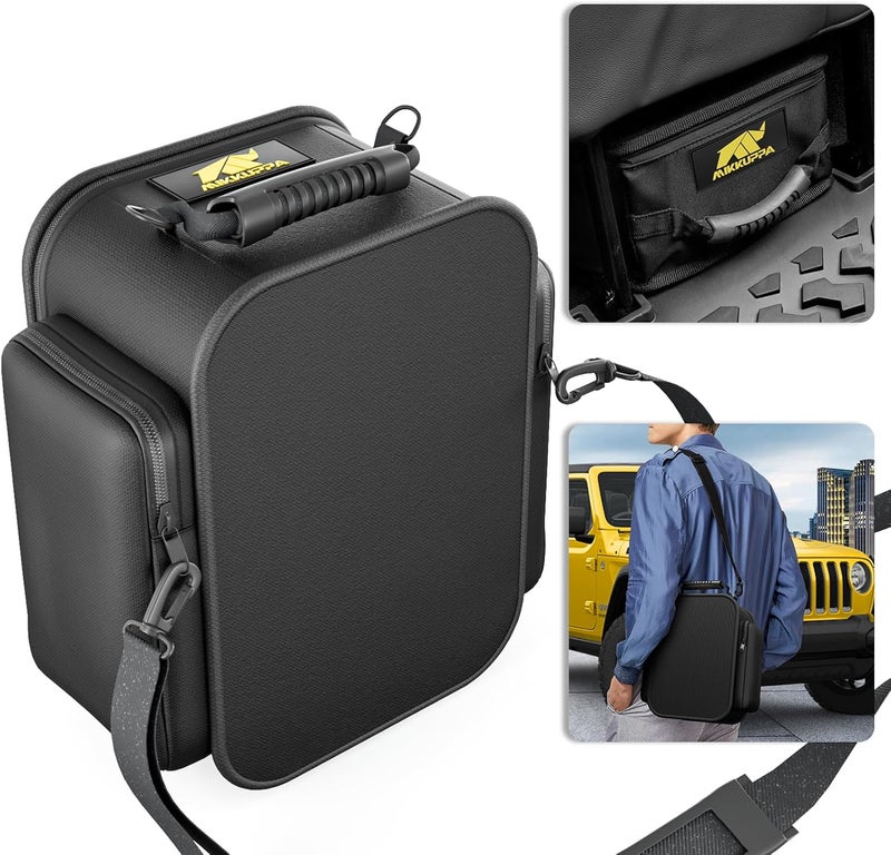 MIKKUPPA Under Seat Storage Organizer for Jeep Wrangler JK JL JLU Gladiator JT (2007-2024) - Image 1