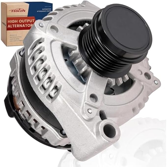 TSSLIIN High Output Alternator For/Dodge Grand Caravan Avenger Journey For/Ram C/V For/Chrysler 200 Town Country For/Volkswagen Routan Upgraded 04801624AD 12V 160A 6Groove - Image 1
