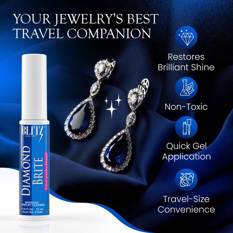 Blitz Diamond Brite Travel Jewelry Cleaning Pen â€“ Safe for Gold, Silver, Platinum & Gemstones â€“ Non-Toxic, Non-Abrasive Formula â€“ TSA Approved â€“ Made in USA - Image 2