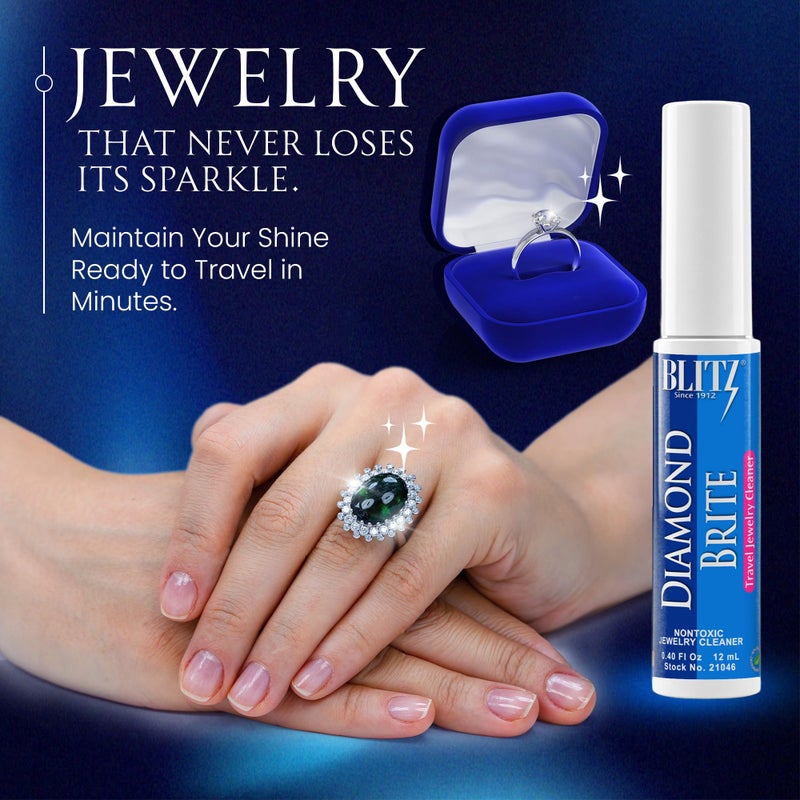 Blitz Diamond Brite Travel Jewelry Cleaning Pen â€“ Safe for Gold, Silver, Platinum & Gemstones â€“ Non-Toxic, Non-Abrasive Formula â€“ TSA Approved â€“ Made in USA - Image 3
