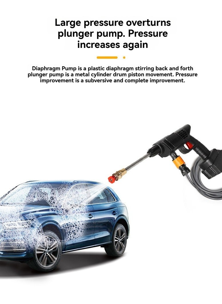 إم مياويان مسدس غسيل سيارات كهربائي لاسلكي عالي الضغط – قابل للشحن ومناسب للمنزل والسيارة - Image 3