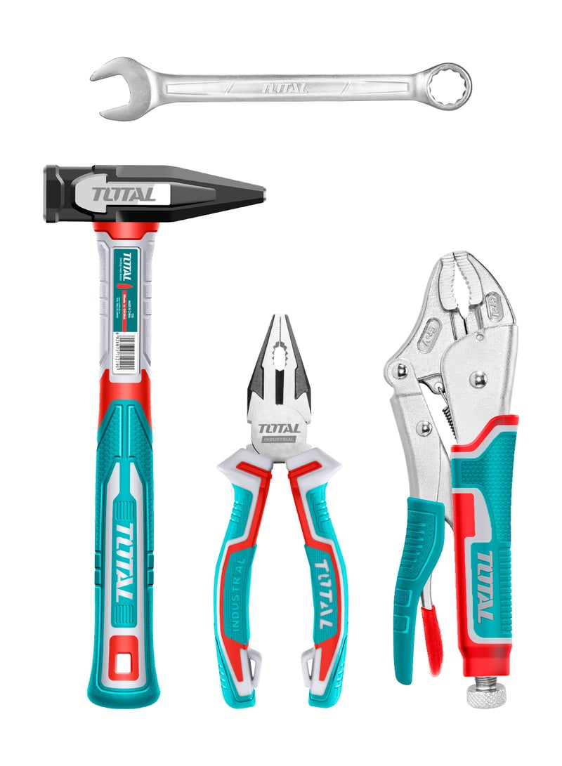 توتال مجموعة أدوات ميكانيكي احترافية من توتال، مكونة من 142 قطعة، تشمل مقابس ومفكات ومفاتيح وبراغي كماشة وأدوات يدوية متنوعة، مصنوعة من فولاذ كروم فاناديوم عالي الجودة لمتانة وأداء طويل الأمد. تأتي داخل حقيبة حمل متينة ومنظمة لتسهيل النقل والاستخدام في الورش أو الاستخدام المنزلي - Image 3