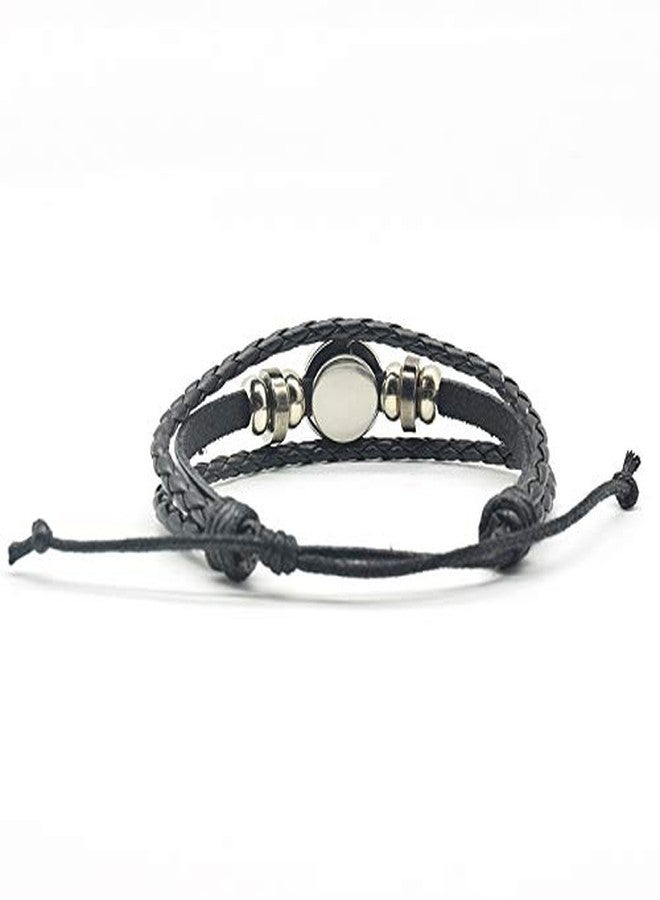 Jewelry سوار جلد صلاة السكون - هدية للامتناع للرجال أو النساء - مجوهرات AA NA - تحفيزية ملهمة للتعافي من الإدمان - الراعي أو المدعوم - Image 2