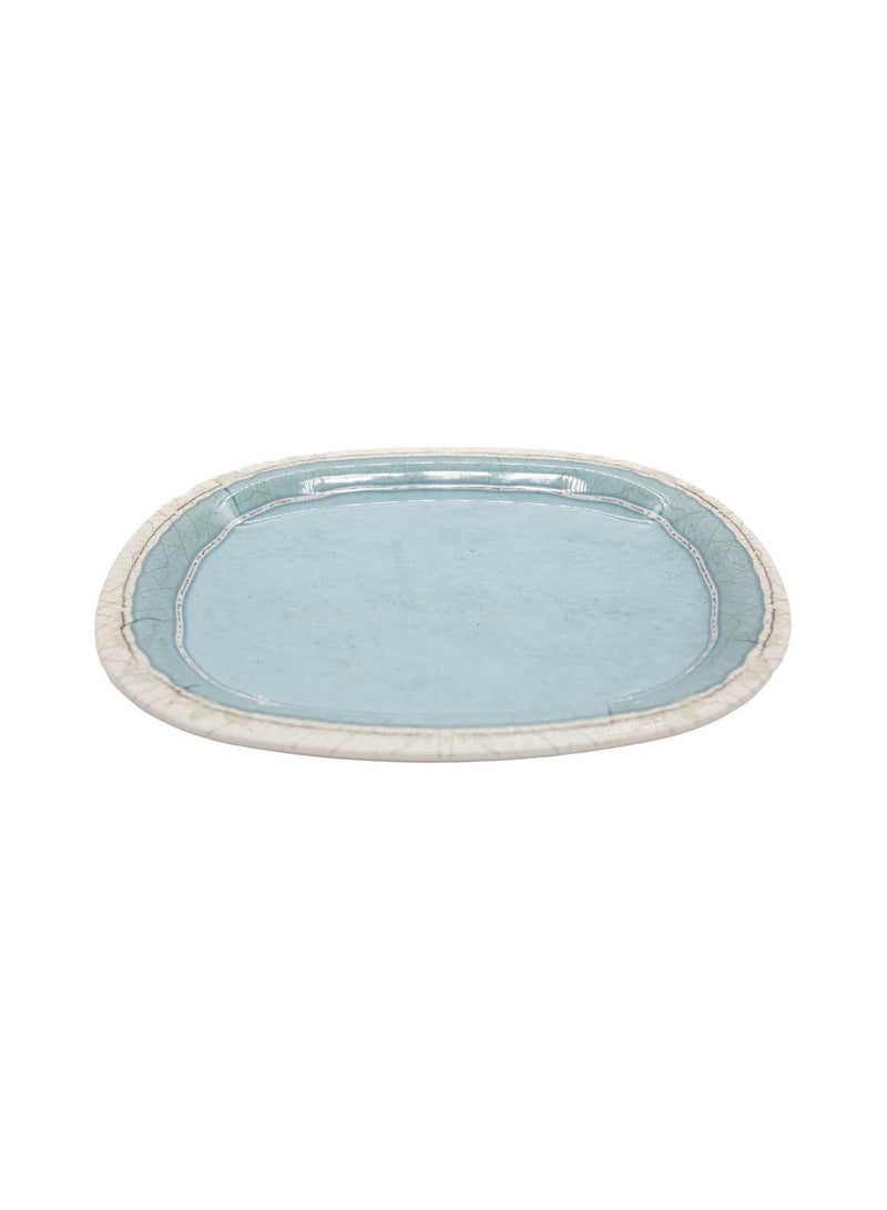 Servewell Melamine Oval Serving Plate-31cmX25cm - Image 1