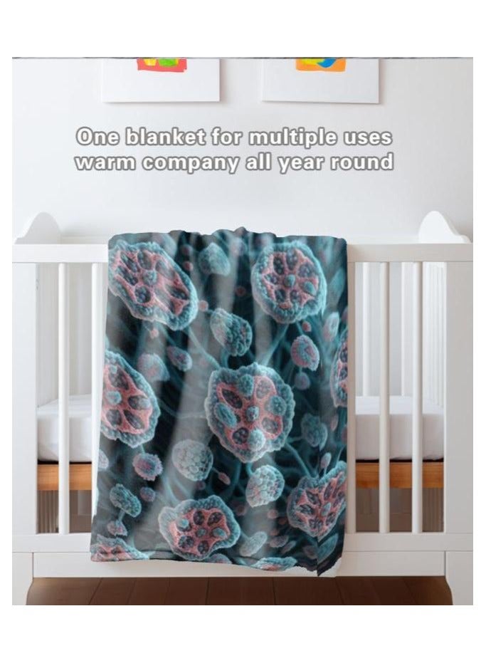 عام بطانية رقيقة من الفانيلا الكرتونية للأطفال أو الطلاب (دافئة ومريحة ومناسبة للنوم والألعاب) 100 سم * 150 سم - 844 - Image 5