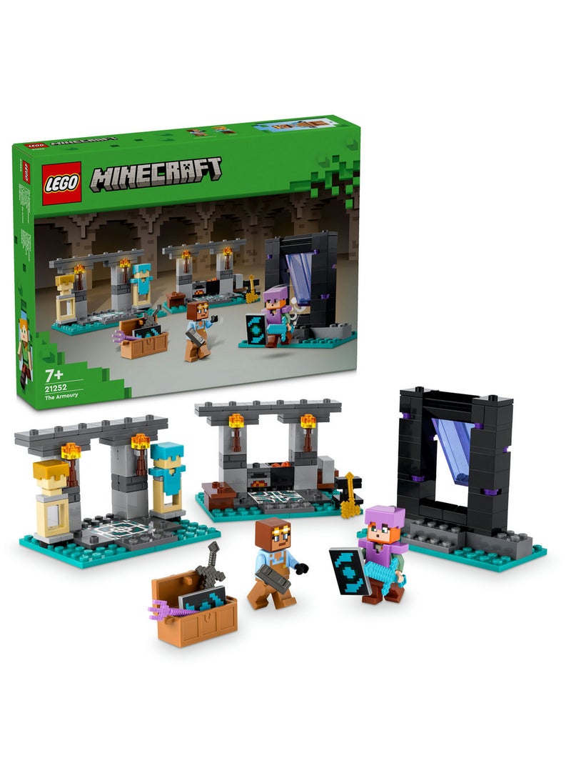 LEGO Minecraft® The Armoury Building Adventure 21252 (203) Pieces  - Image 1