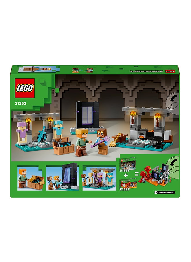 LEGO Minecraft The Armoury Building Toys for Kids, Boys & Girls aged 7 Plus Featuring Character Figures including Alex with a Diamond Sword, Weapons Set, Role-Play Gifts for Gamers 21252  - Image 3