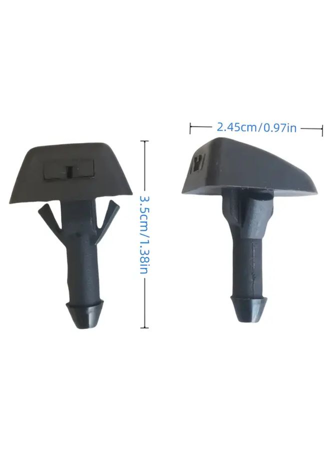 قطعتان مجموعة فوهة ممسحة الزجاج الأمامي لطرازات فولفو S40 وS80 وXC90 وC70 - Image 2