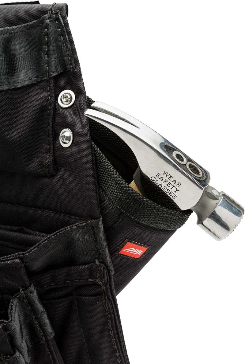 Diamondback Padded Hammer Holster for Tool Belt - Left or Right Handed Holder - 14"x6"x2.25" (Black) - Image 3