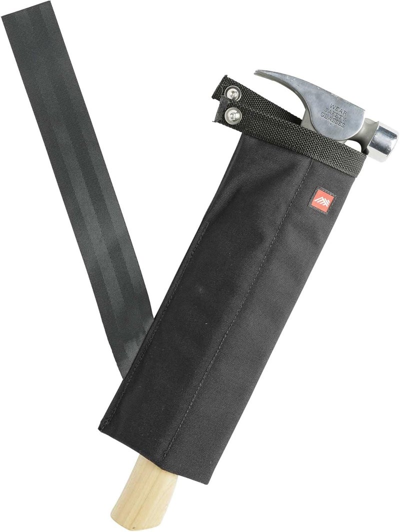 Diamondback Padded Hammer Holster for Tool Belt - Left or Right Handed Holder - 14"x6"x2.25" (Black) - Image 2