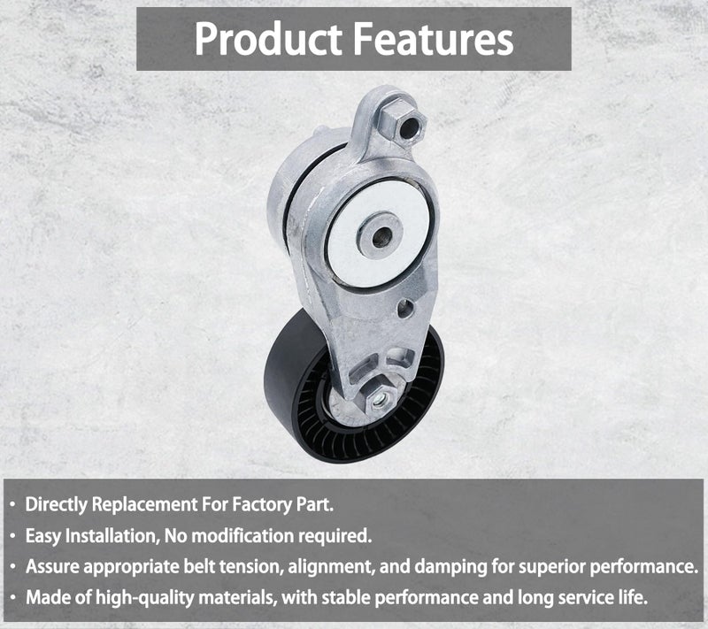 LEVANLIGHT Belt Tensioner Assembly with Pulley Compatible with Toyota RAV4 2009-2018, Camry 2012-2017, Venza 2009-2015, Sienna 2011-2013, Lexus NX300h 2015-2018, Scion tC 2011-2016, Replaces# 39106 - Image 2
