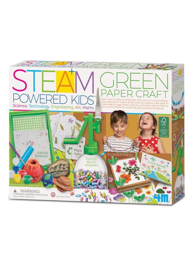 4m Steam Green Paper Carft - Image 1