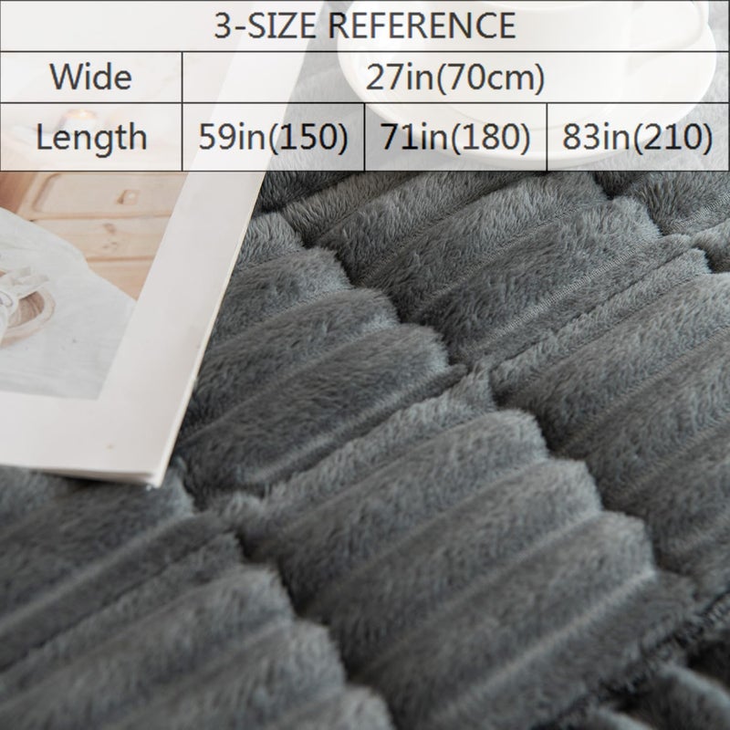 Gumfolk Pet Couch Covers for Sofa Slipcovers Couch Protector for Dogs Washable Cushion Cover, Sofa Pad Blanket Furniture, Dark Grey, 27in*59in - Image 2