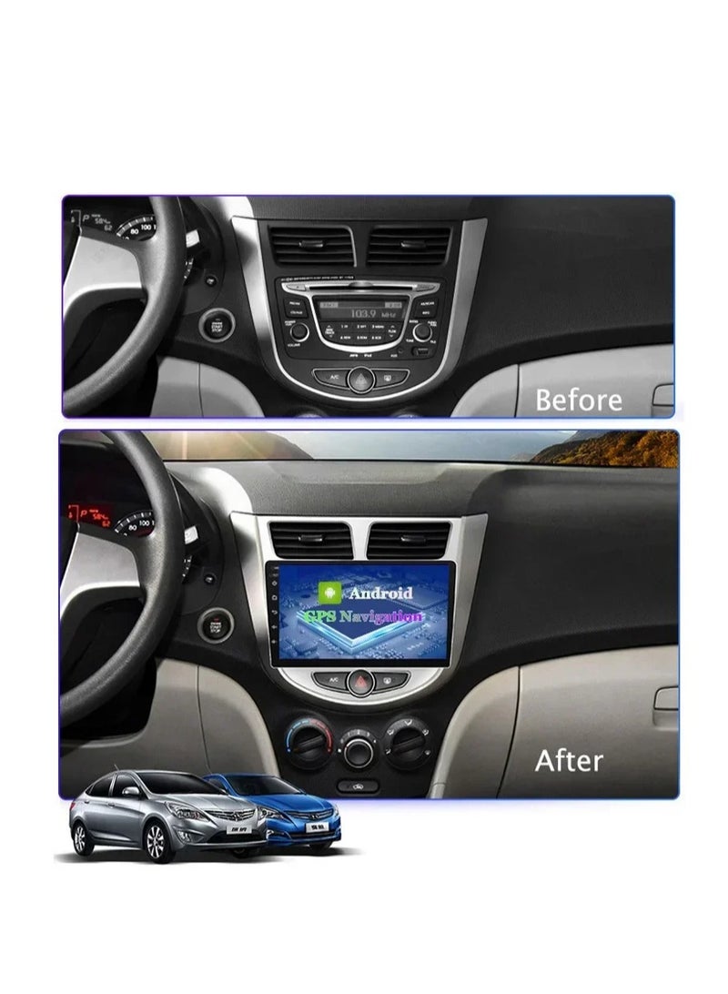 MNT The Hyundai Accent 2012-2017 screen is part of the car’s infotainment system. It runs on Android and supports features like Apple CarPlay and Android Auto, allowing you to easily connect your smartphone. It also offers a high resolution of up to 1080 pixels, making it excellent for displaying information and maps clearly. - Image 4