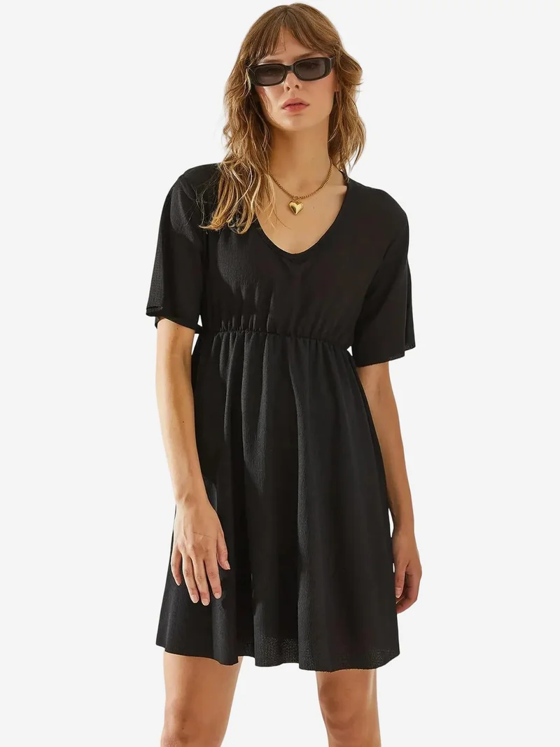 Bianco Lucci LUCCI V-Neck Mini Dress