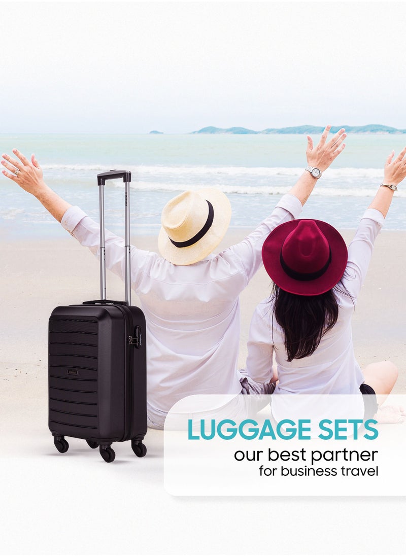 Stargold - Suitcase Set of 3 PCS ABS Hardside Travel Luggage Bag - Image 1