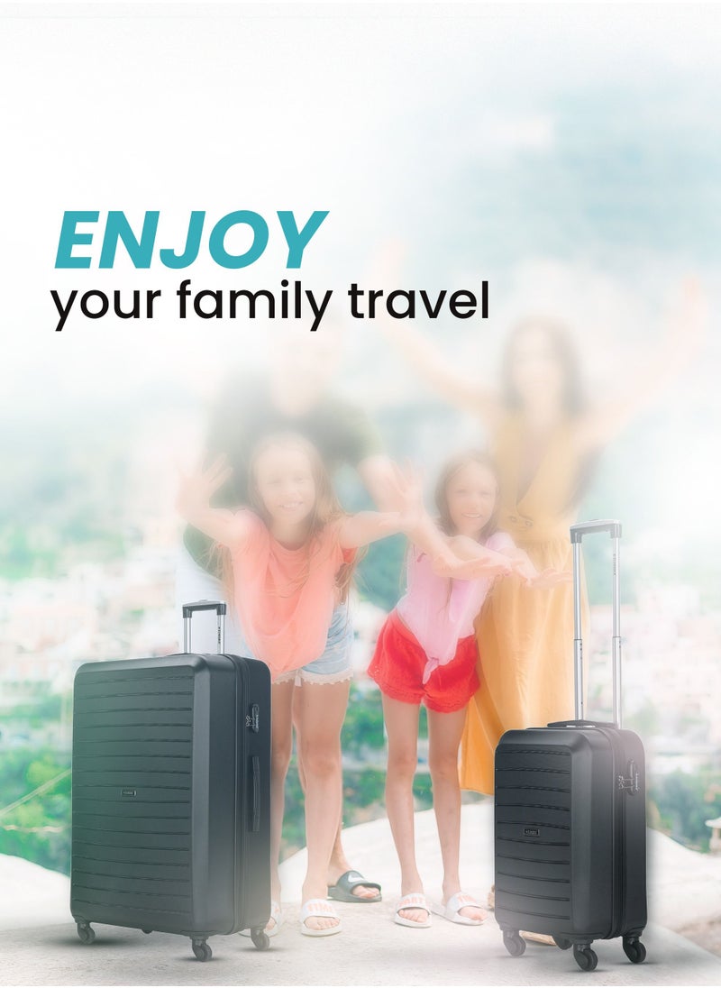 Stargold - Suitcase Set of 3 PCS ABS Hardside Travel Luggage Bag - Image 1