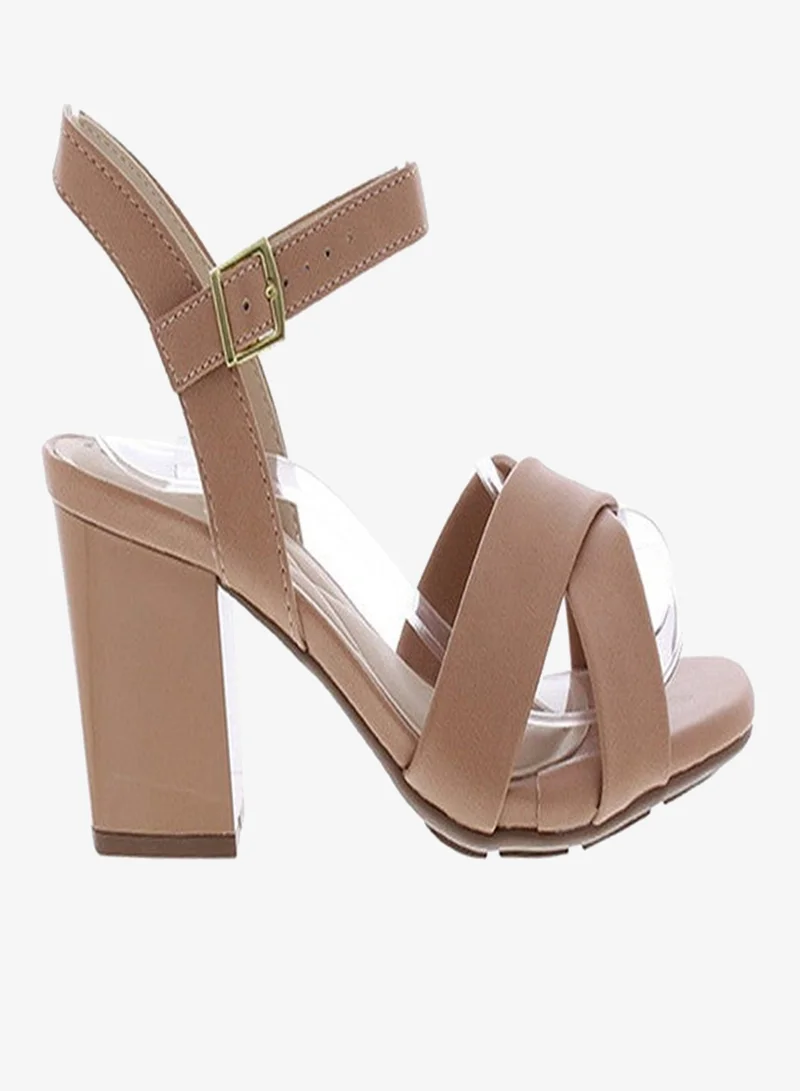 موليكا صنادل بكعب متوسط للنساء - صنادل بكعب مفتوح من الخلف للبنات مع رباط للكاحل