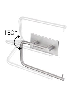 Self Adhesive Toilet Paper Holder,Stainless Steel Tissue Roll Paper Hook,Towel Hanger Rack,Napkin Holder Towel Hanger for Bathroom Black - pzsku/Z1C026243CD18E09C0692Z/45/_/1673678805/0da1169e-2a87-4c73-8568-f554280a6a5a