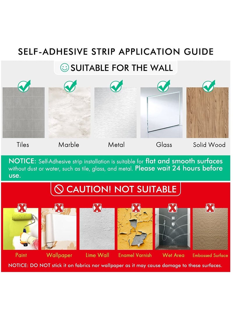 Arabest - Self Adhesive Toilet Paper Holder,Stainless Steel Tissue Roll Paper Hook,Towel Hanger Rack,Napkin Holder Towel Hanger for Bathroom Black - Image 1