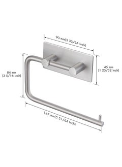 Self Adhesive Toilet Paper Holder,Stainless Steel Tissue Roll Paper Hook,Towel Hanger Rack,Napkin Holder Towel Hanger for Bathroom Black - pzsku/Z1C026243CD18E09C0692Z/45/_/1673678805/c7f33ae7-d760-4d30-8ac4-5f0f04a5838d