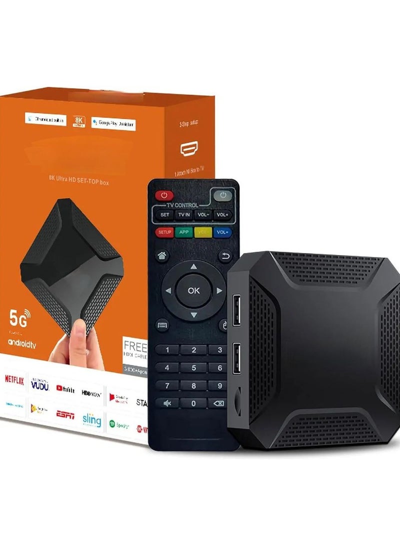 4K Android 13.0 TV Box, Dual Band WiFi 2.4/5GHz, 8K Streaming Media Player.  - Image 1