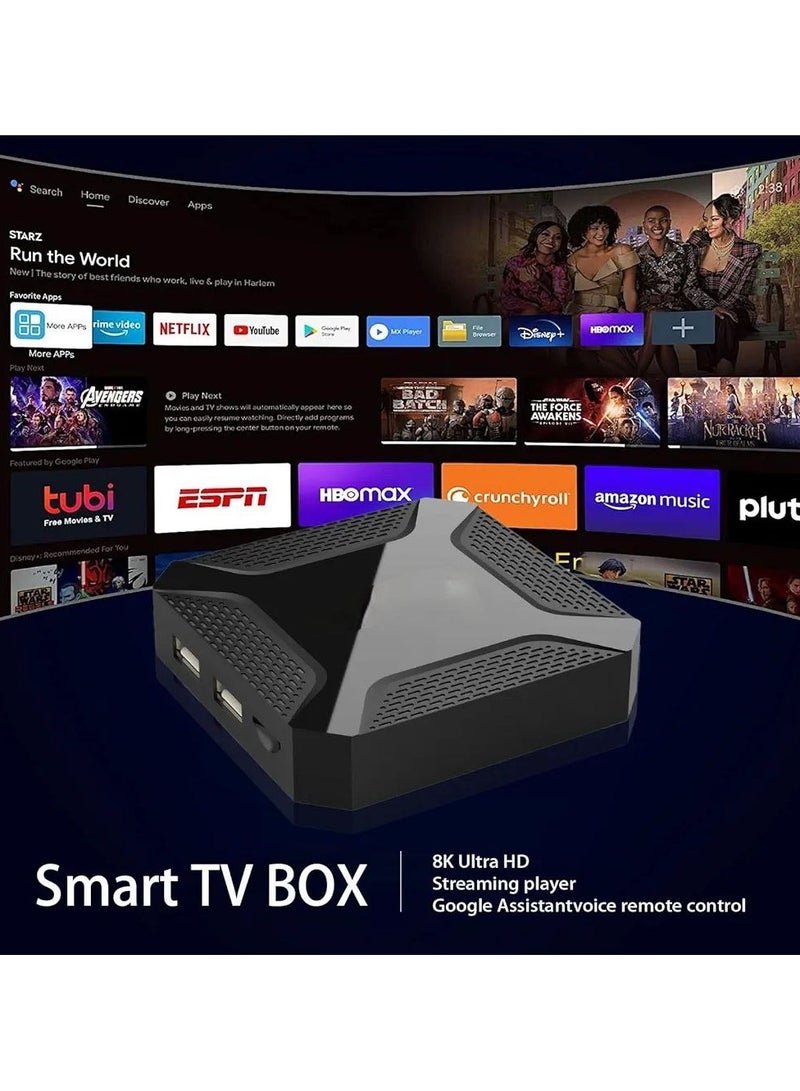 4K Android 13.0 TV Box, Dual Band WiFi 2.4/5GHz, 8K Streaming Media Player.  - Image 3