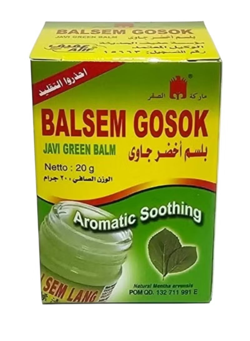 CAP LANG balsem gosok balsam green benzoin benefits 20 grams - Image 1