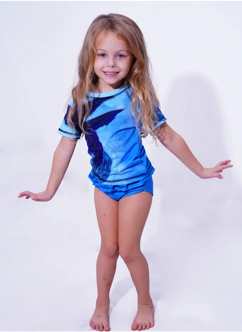 Pepla Bali Girl's Rashguard Set - Swimsuit