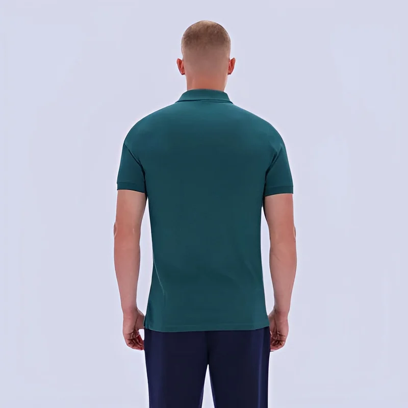 Reebok Retro Teal Reebok Blaze Embroidered Short Sleeve Polo Men's Shirt for Men | Best Price UAE