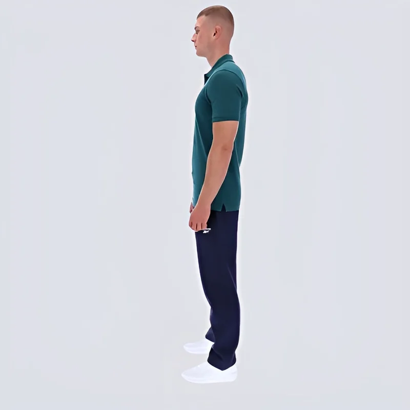 Reebok Retro Teal Reebok Blaze Embroidered Short Sleeve Polo Men's Shirt for Men | Best Price UAE