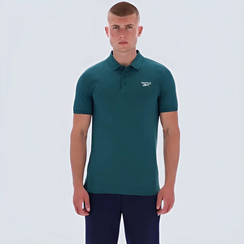 Reebok Blaze Embroidered Short Sleeve Polo Men's Shirt