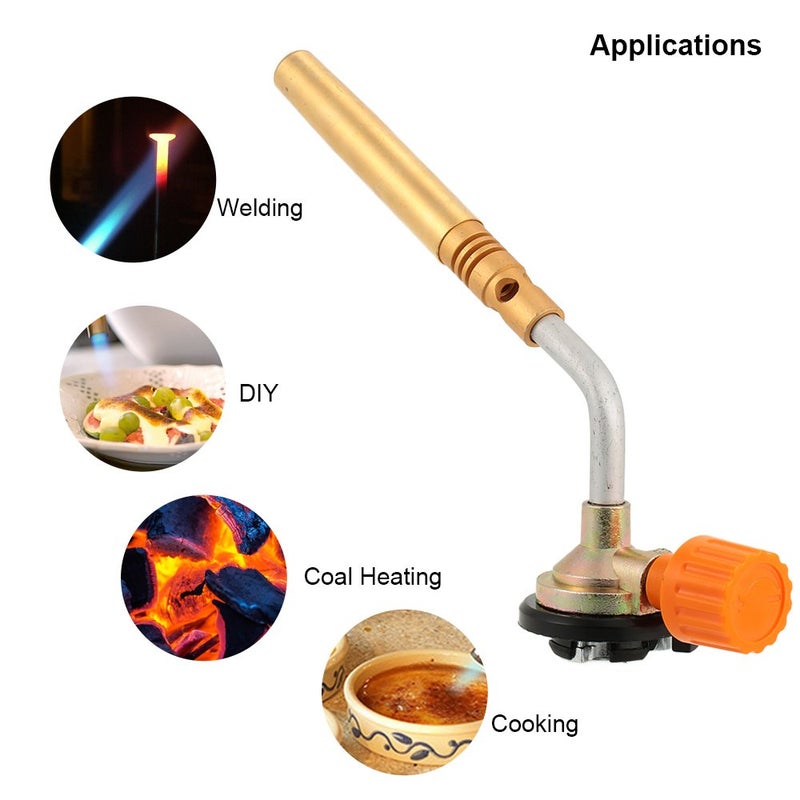 Multipurpose Butane Gas Torch Blower for Kitchen Camping Welding BBQ Cooking - Image 3