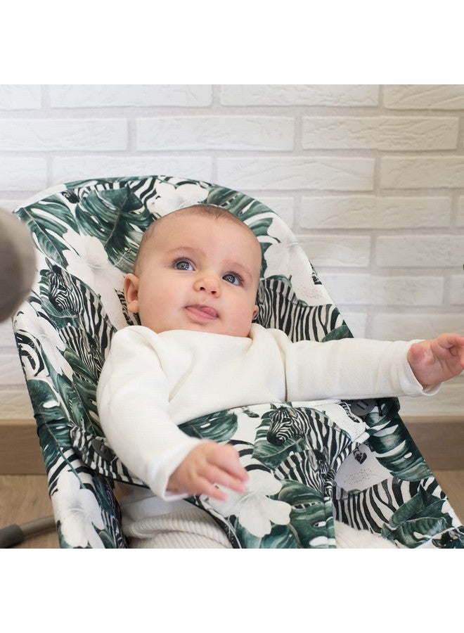 JYOKO JYOKO KIDS Cover Liner Compatible with Baby Bouncer Babybjorn Soft, Balance, Bliss and Mini (Cotton, Zebra) - Image 2