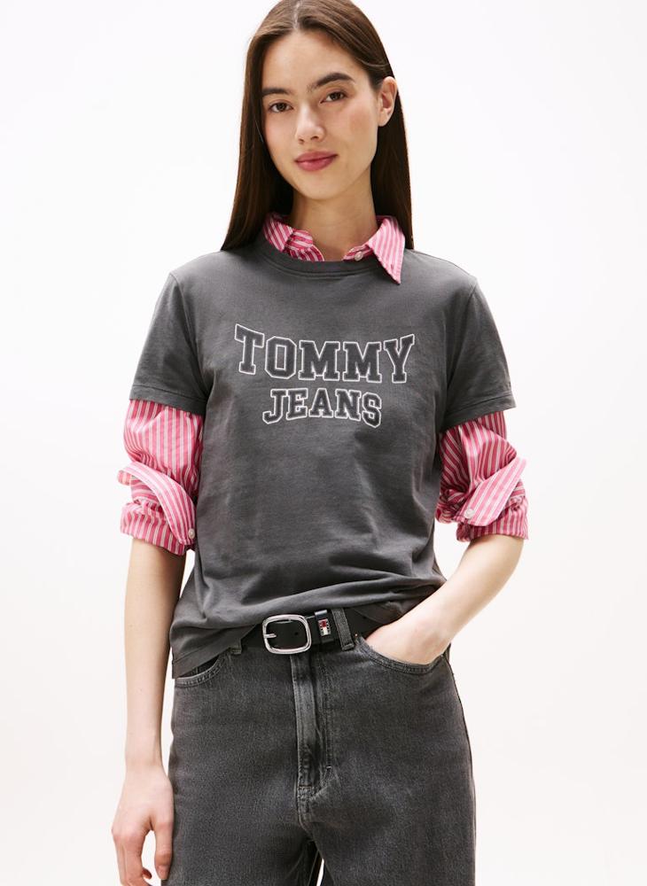 TOMMY JEANS Graphic Crew Neck T-Shirt - Image 1