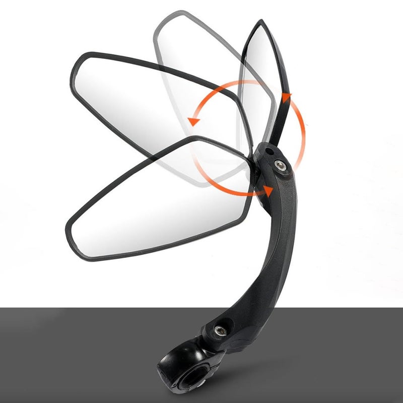 Universal Mountain Bike Rearview Mirror 360 Degree Rotatable Left Side Handlebar - Image 4