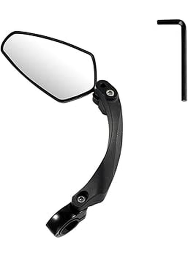 Universal Mountain Bike Rearview Mirror 360 Degree Rotatable Left Side Handlebar - Image 1
