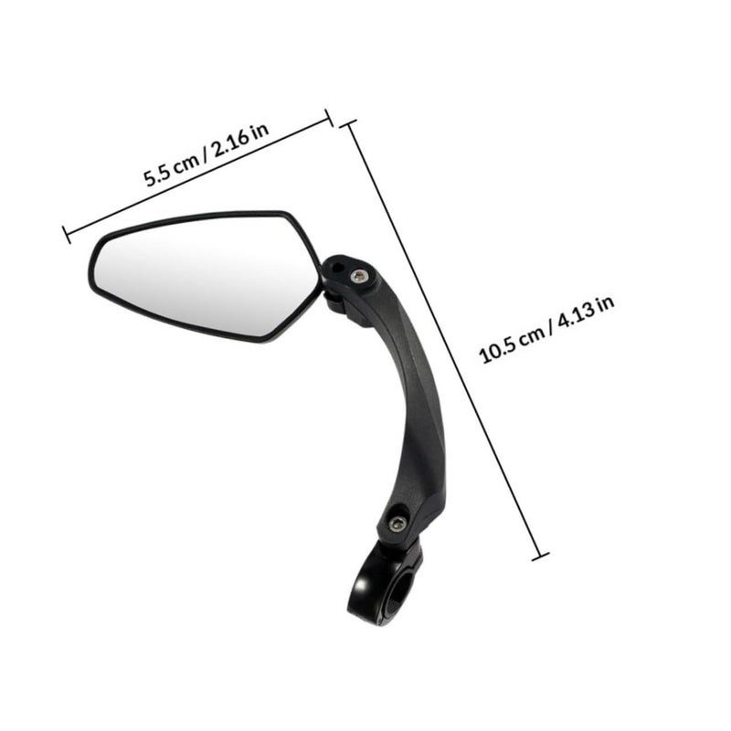 Universal Mountain Bike Rearview Mirror 360 Degree Rotatable Left Side Handlebar - Image 3