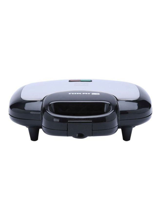 NIKAI 2 Slice Sandwich Toaster 700W 700 W NST522T1 Silver/Black - Image 2