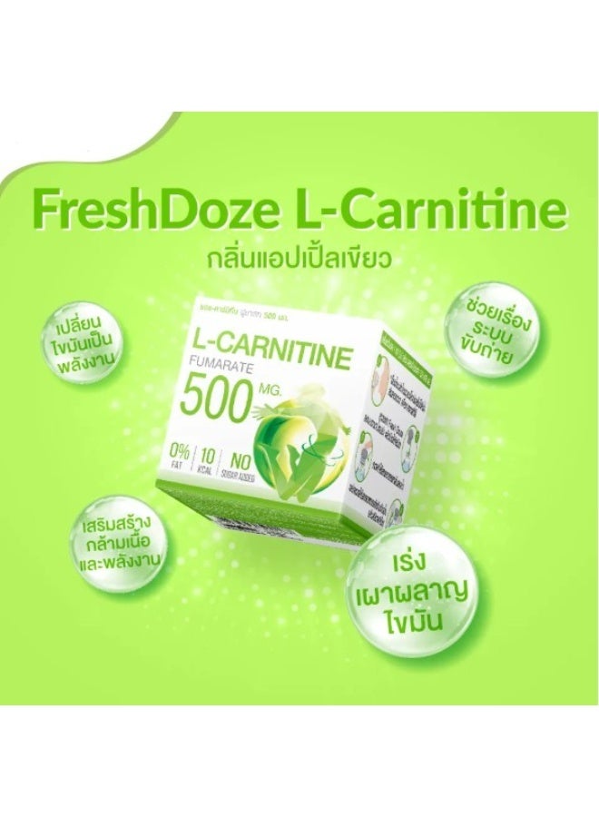 Fresh Dose L-Carnitine Fumarate 500 mg Food Supplement – Apple Flavour 3.5g | Energy & Fat Metabolism Support - Image 1