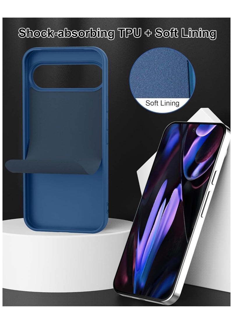 Houmt Google Pixel 9 Pro XL Case Cover Liquid Silicone Anti-Fingerprint Shockproof Protective Case Anti-Scratch Anti-Drop Slim Cover for Pixel 9 Pro XL  - Image 3