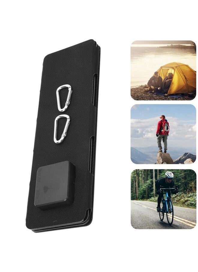 Thoraya 14W 5V Portable Compact Waterproof Double USB Output Folding Bag Solar Charger Charging Panel  - Image 4
