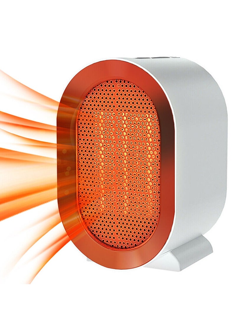 DubaiGallery 1200W Ceramic Heater, Portable Electric Heater Fan Heaters for Home, Low Energy Fan Heater with 2 Heat Setting, Silent & Overheat Protection Electric Room Heater Bedroom Living Room Office - Image 1