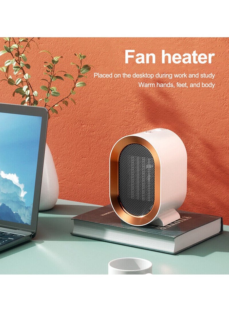 DubaiGallery 1200W Ceramic Heater, Portable Electric Heater Fan Heaters for Home, Low Energy Fan Heater with 2 Heat Setting, Silent & Overheat Protection Electric Room Heater Bedroom Living Room Office - Image 3