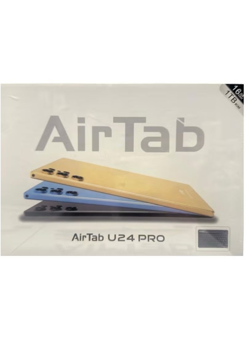 AirTab 10.1 -Inch Smart Tablet U24 PRO Android 13 Tablet With 1TB Storage and 16GB RAM Quad Core Wi-Fi LTE Dual Sim with Touch Pen and Keyboard - Green  - Image 5