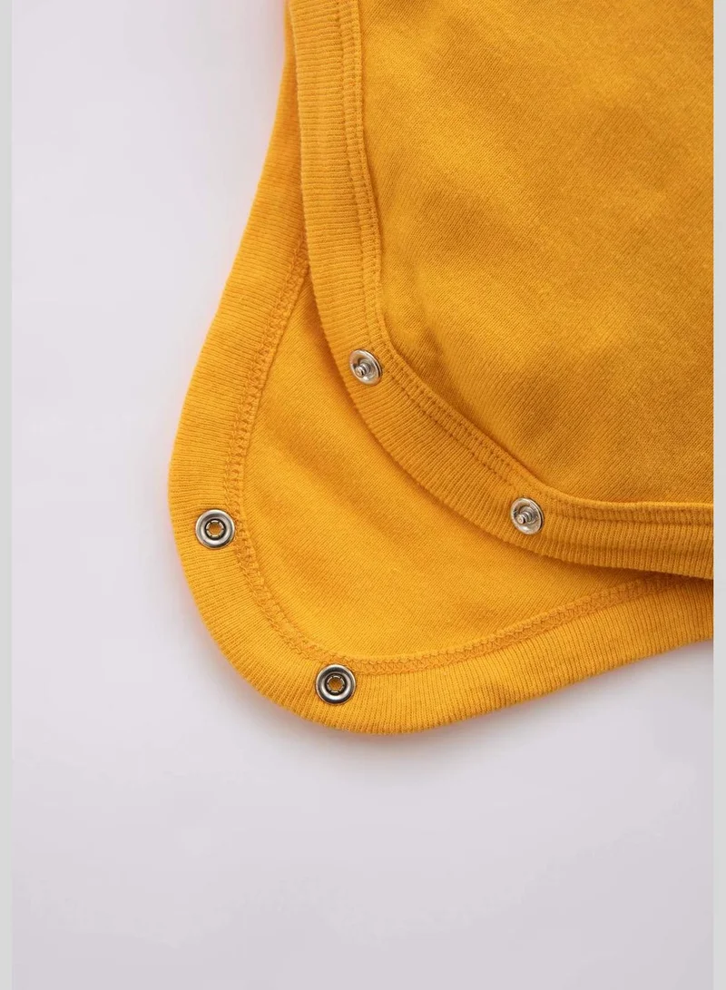DeFacto BabyBoy Polo Neck Knitted Long Sleeve Snap Body