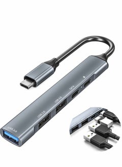 Y&D USB C Hub 5-in-1 Adapter Type-C with 65W PD Charging Port KASTWAVE 3.0 Ports*1 2.0*2 Data*1 Flash Drive Reader for MacBook/Pro/Air/iPad Pro and more Type Laptops  - Image 1