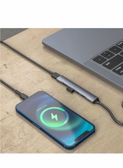 Y&D USB C Hub 5-in-1 Adapter Type-C with 65W PD Charging Port KASTWAVE 3.0 Ports*1 2.0*2 Data*1 Flash Drive Reader for MacBook/Pro/Air/iPad Pro and more Type Laptops  - Image 5