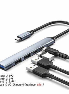 Y&D USB C Hub 5-in-1 Adapter Type-C with 65W PD Charging Port KASTWAVE 3.0 Ports*1 2.0*2 Data*1 Flash Drive Reader for MacBook/Pro/Air/iPad Pro and more Type Laptops  - Image 2