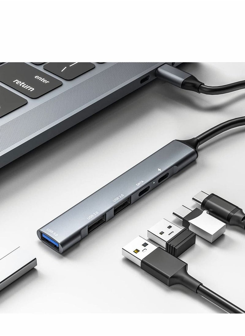 Y&D USB C Hub 5-in-1 Adapter Type-C with 65W PD Charging Port KASTWAVE 3.0 Ports*1 2.0*2 Data*1 Flash Drive Reader for MacBook/Pro/Air/iPad Pro and more Type Laptops  - Image 4